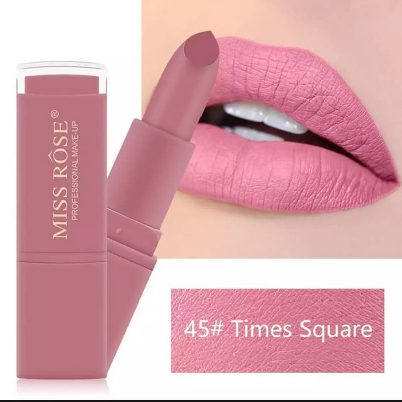 1 Pc of Miss Rose Original Professional Make Up Matte Lipstick Multi Color