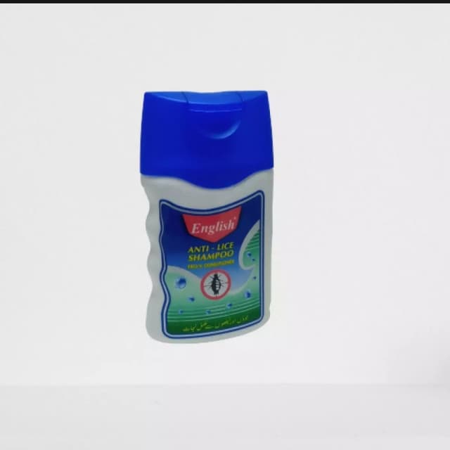 English Anti Lice Shampoo Bottle Small