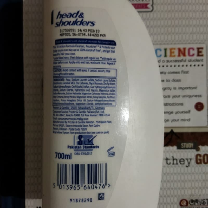 Rs. 342 -47% | New Shampoo 700ML almond oil head and shoulders