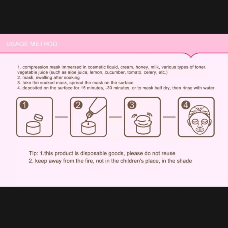 (5 Sheet) Bioaqua Compressed Face