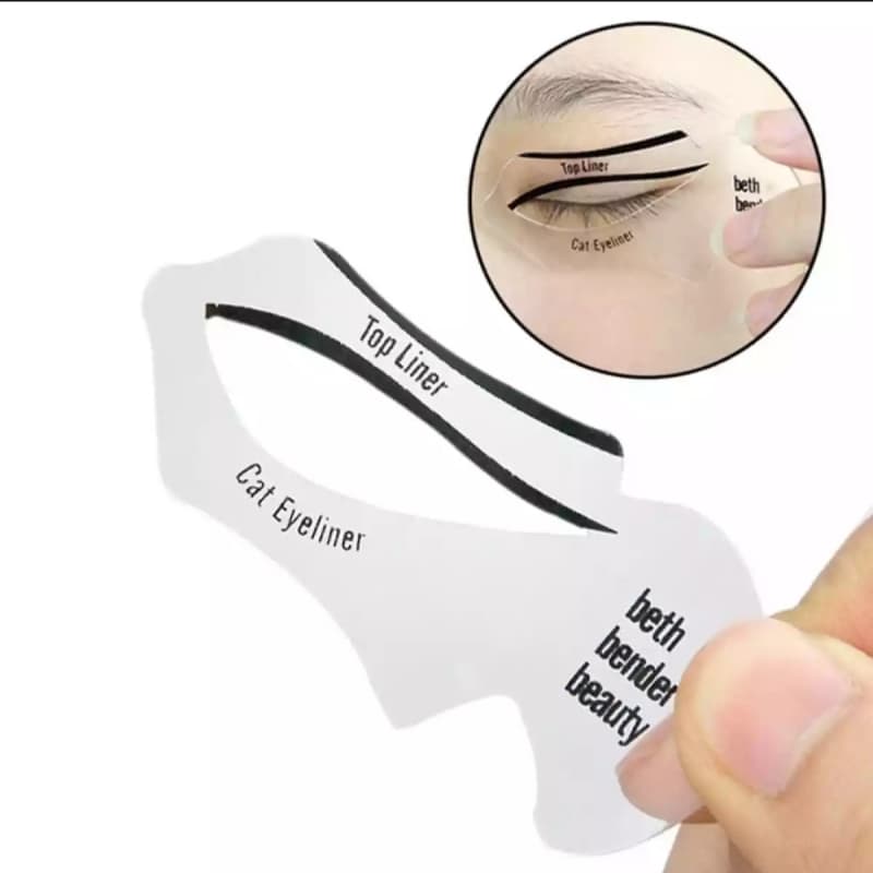 6 Pcs Stencils For Perfect Cat Eyeliner And Smoky Eyes